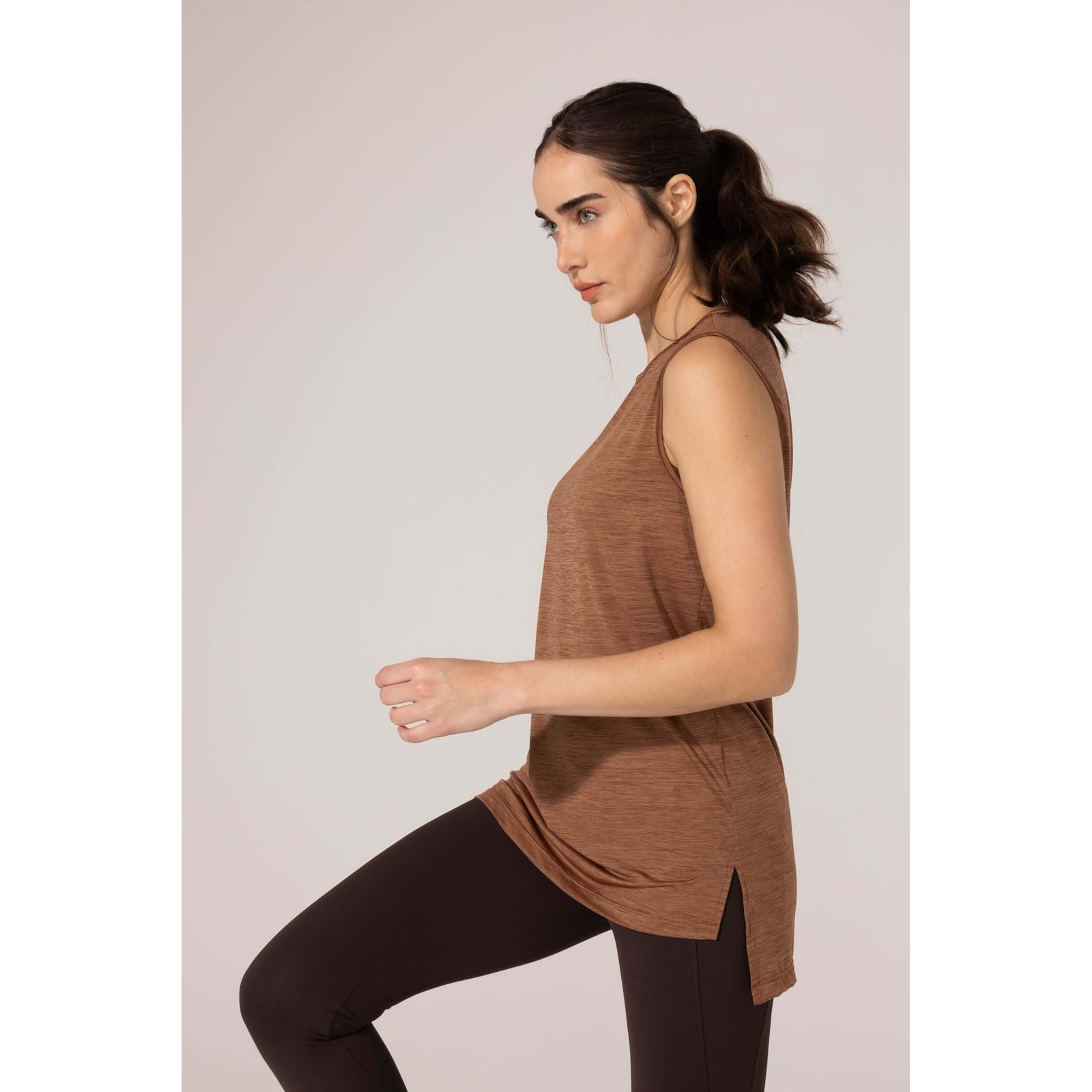 Regata Yogini Long Alba Marrom Claro