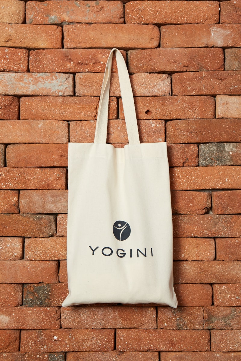 Sacola Yog Algodao Inspire Expire Cru Com Grafite