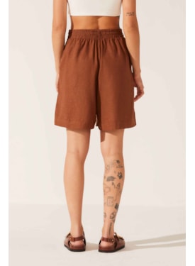 Short Dye Camelo Linho Eunice