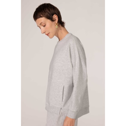 Sweatshirt Mescla Algodão Eda