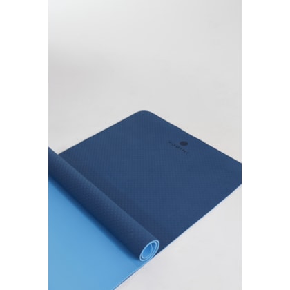 Tapete Yogini Tpe (183x61x5cm) Azul/ Azul Claro