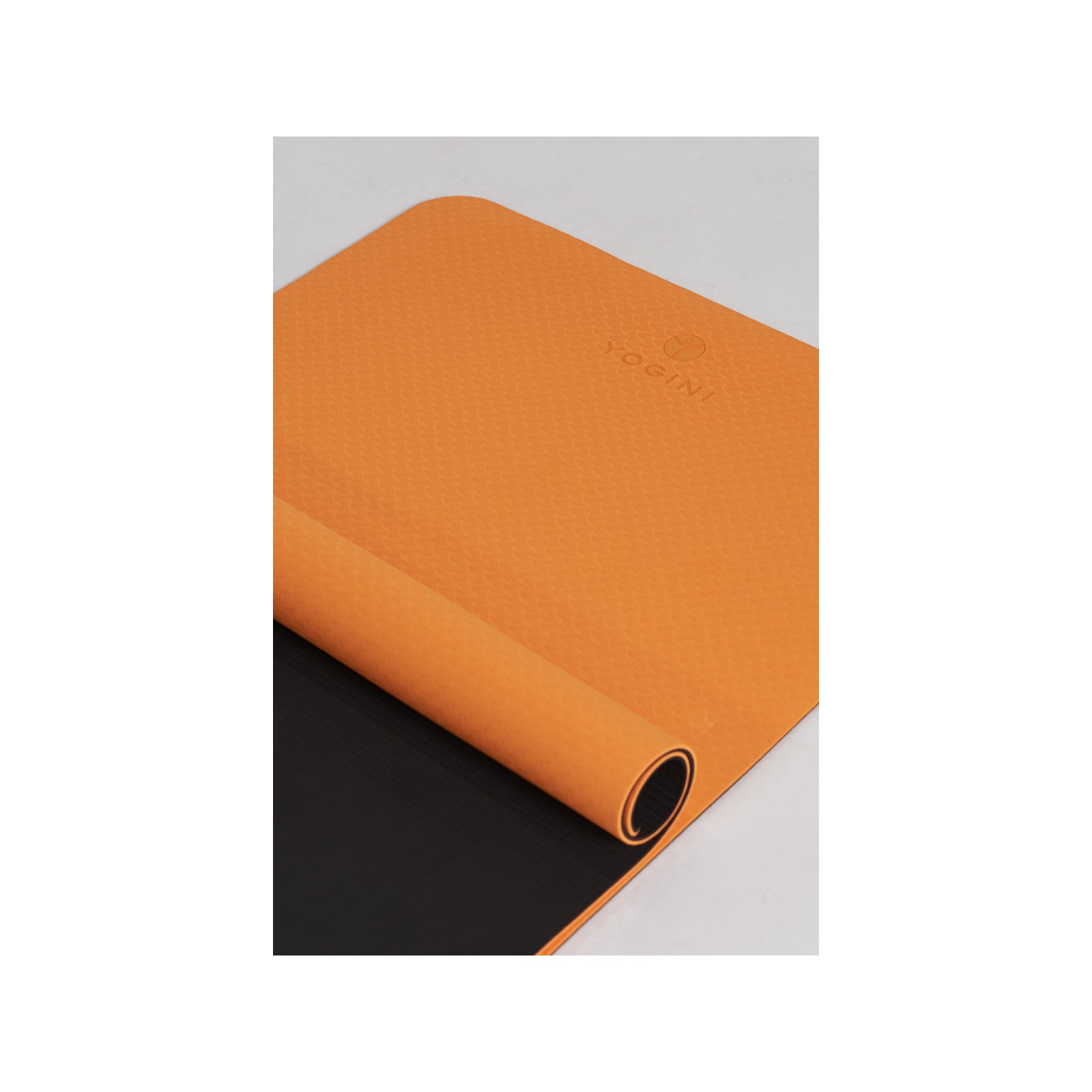 Tapete Yogini Tpe (183x61x5cm) Laranja/ Preto