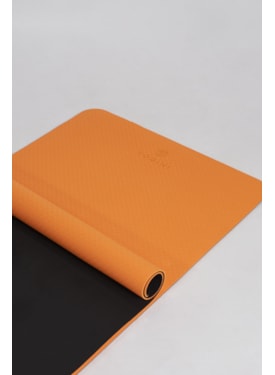Tapete Yogini Tpe (183x61x5cm) Laranja/ Preto