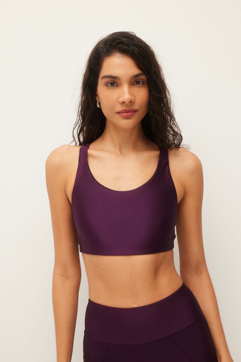 Top Yogini Nadador Bayard Uva