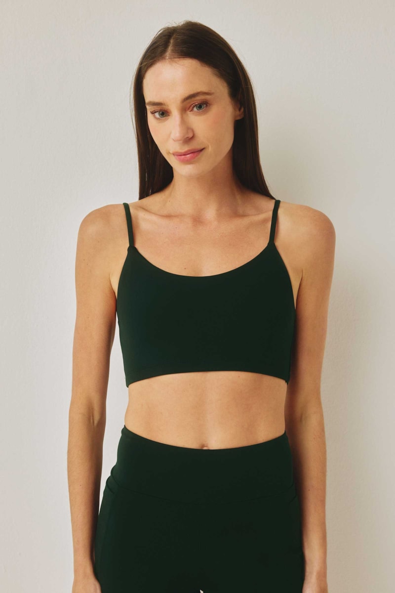 Top Yogini Uv Alca Fina Nely (47) Verde Escuro