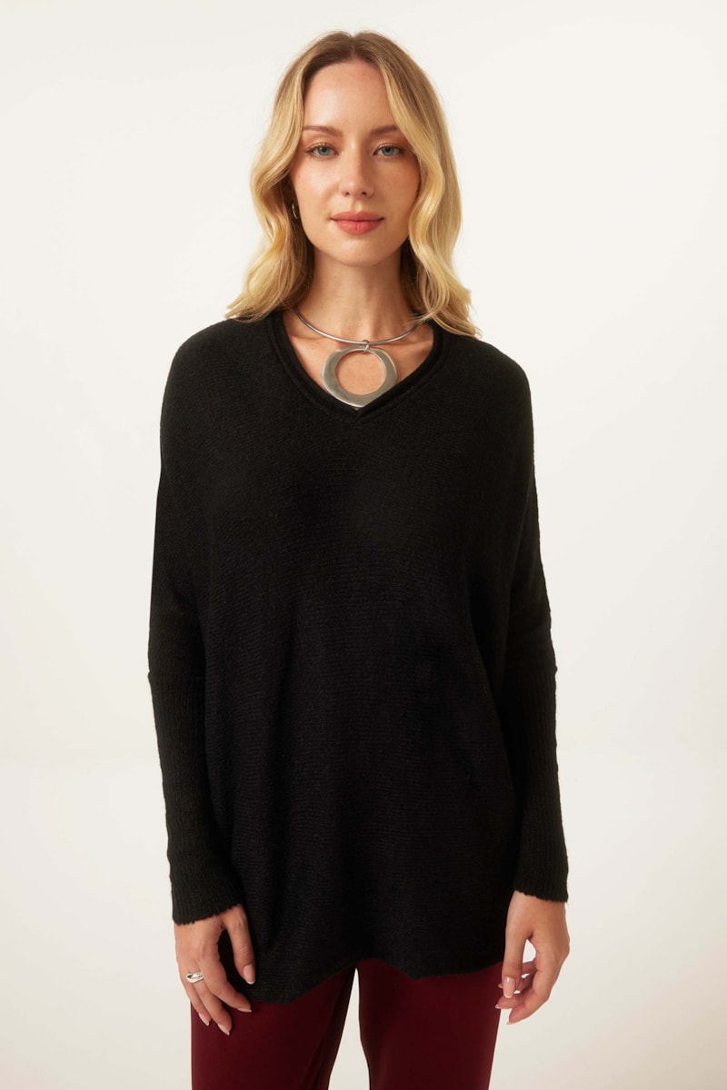 Trico Sweater Yogini Dec v Grace Preto