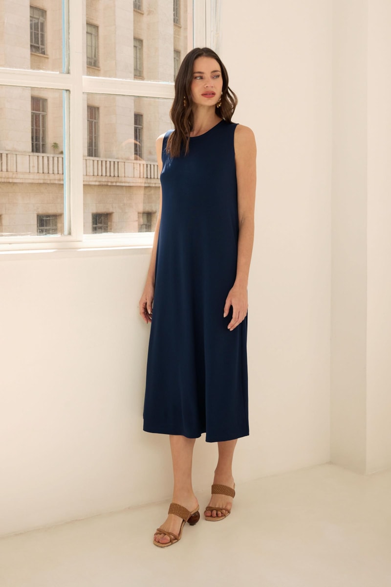 Vestido Regata Marinho Maggie