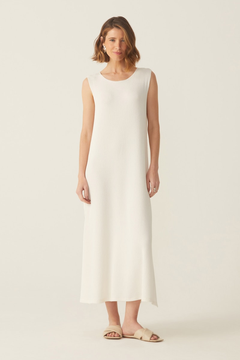 Vestido Regata Off White New Aurea Off White