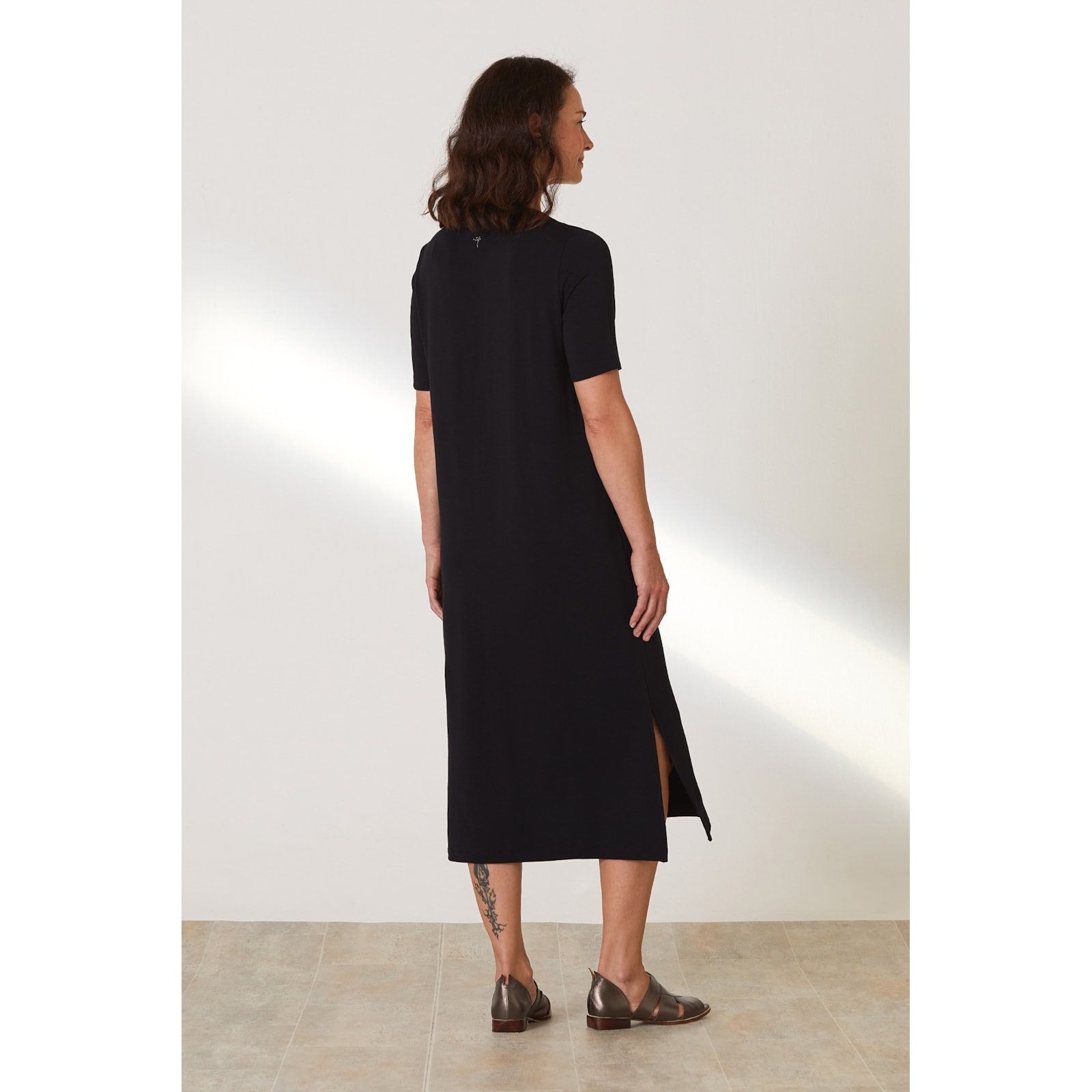 Vestido Yog Moletom Bambu New Isis (P) Preto