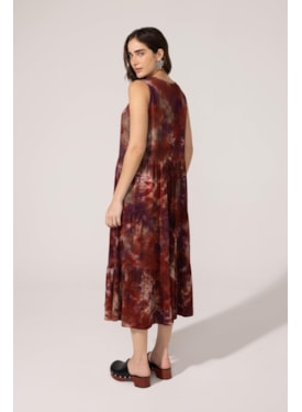 Vestido Yogini Regata Dye Angela Bordo